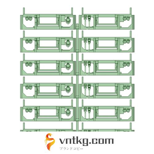 S09-01：YDC-125形スカート６両分セット【武蔵模型工房　Nゲージ 鉄道模型】